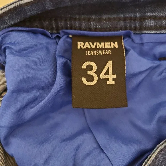 RAVMEN BLACK LABEL SKINNY FIT JEANS - 34/32 - Picture 6 of 11